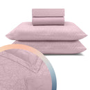 Jogo de Lençol Queen Sonata Foliage e Stripes