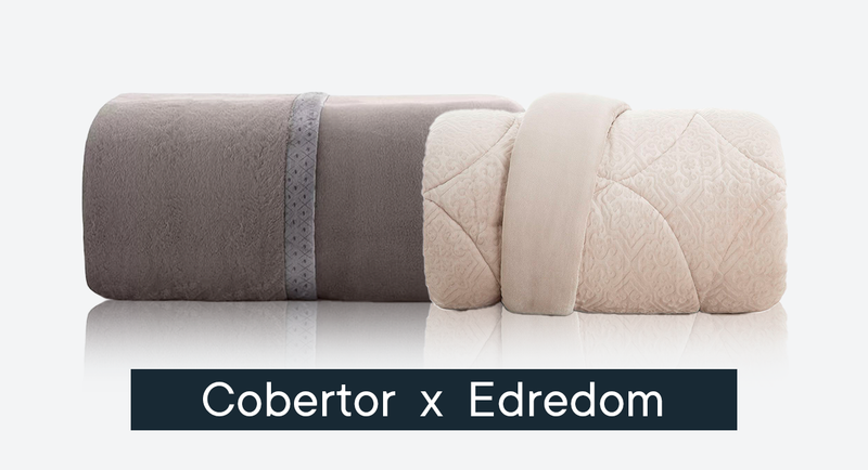 Qual a diferença entre Edredom e Cobertor?