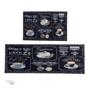 Kit 2 Tapetes de Cozinha Corttex Attuale Gourmet