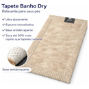 Tapete Dry Ultra Absorvente 50x70 Antiderrapante Toque Macio