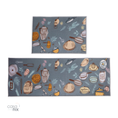 Kit 2 Tapetes de Cozinha Corttex Attuale Gourmet
