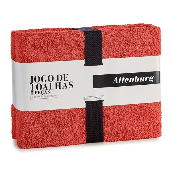 Jogo de Toalhas 5 peças Altenburg Tóquio (2 Banho, 2 Rosto, 1 Piso)