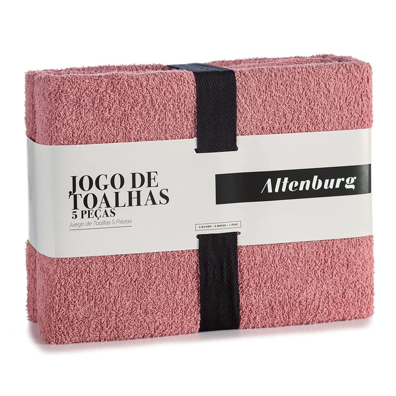 Jogo de Toalhas 5 peças Altenburg Tóquio (2 Banho, 2 Rosto, 1 Piso)