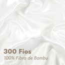 Jogo de Lençol Suit 4 Peças 100% Bambu 300 fios