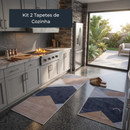 Kit 2 Tapetes de Cozinha Corttex Attuale Gourmet