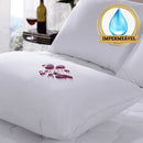 Par de Capa Protetora para Travesseiro Impermeável 50cm x 70cm