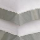 Super fronha avulsa 600 fios Cetim Pariolli Branco/Platino  50cm x 90cm