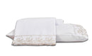 Jogo de Cama Casal Bordado Inglês Toque de Algodão