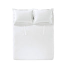 Jogo de Cama Karsten Liss 100% algodão 180 Fios Percal Casal - Gelo