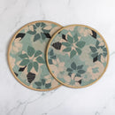 Kit 2 Peças Descanso de Panela com Base Emborrachada Kacyumara 18cm e 20cm