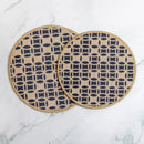 Kit 2 Peças Descanso de Panela com Base Emborrachada Kacyumara 18cm e 20cm