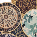 Kit 2 Peças Descanso de Panela com Base Emborrachada Kacyumara 18cm e 20cm