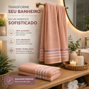 Kit 4 Toalha Banho ou Rosto Nancy Corttex 350g/m²