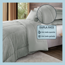 Edredom Dual Sense Solteiro Casa K Dupla Face Kacyumara