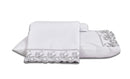 Jogo de Cama Casal Bordado Inglês Toque de Algodão