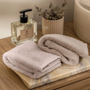 Toalha de Lavabo 100% Algodão Fontani Nocciola 30cm X 50cm