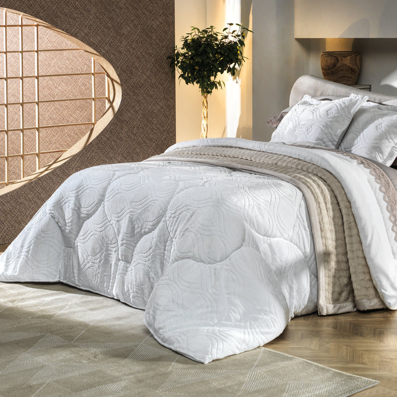 Edredom Altenburg Blend Elegance Blanc Branco
