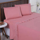 Par de Fronha Suit  300 fios Ponto Palito Toque de Seda