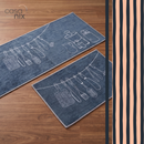 Kit 2 Tapetes de Cozinha Corttex Attuale Gourmet