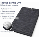 Tapete Dry Ultra Absorvente 50x70 Antiderrapante Toque Macio