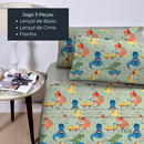 Jogo de Cama Corttex Studio Mix Solteiro 180 Fios