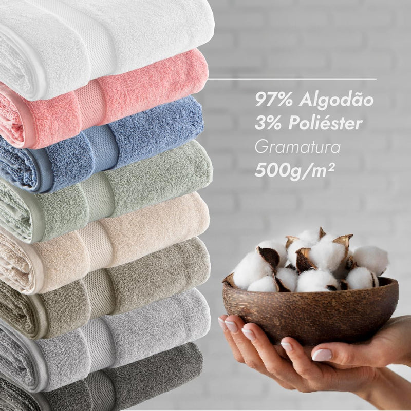 Toalha Banho Super Soft Zero Twist Corttex 1,40m x 70cm