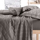 Jogo de Lençol King 300 fios Bordados em Cetim 100% Algodão