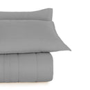 Jogo de Colcha Altenburg Algodão Lux 200 Fios Cinza