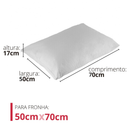 Travesseiro Toque de Rosas Fibrasca Plumax Lavável 50 x 70 cm