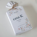 Jogo de Cama Queen Kacyumara Lovan 400 Fios 100% Viscose de Bambu Estampado