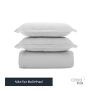 Colcha Corttex Romantic 200 Fios Casal Bordado Inglês