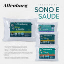 Travesseiro Sono e Saúde 180 Fios 50cm x 70cm Suporte Firme