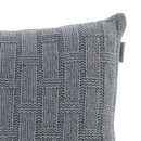 Almofada Rinzeira Kacyumara Tricô Treliça Prata 30x50cm