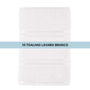 Kit 10 Toalha Lavabo Cristine Teka 30x50cm Barra para Pintar ou Bordar
