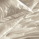 Kit Colcha 3 peças Deluxe Toque Acetinado Altenburg Bege Bang