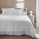 KIT COLCHA SAVONA QUEEN BRANCO 2.80X2.60CM