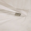 Capa de Edredom King Trussardi Vercelli Branco 300 Fios 100% Algodão Egípcio (2,90m x 2,70m)
