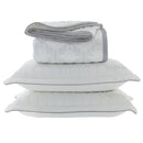Cobreleito Queen Kacyumara Lazio 300 Fios Badri com 2 Portas Travesseiro 2,40m x 2,60m