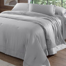 Colcha Super King Kacyumara Bali Bambu 400 Fios 100% Viscose de Bambu Prata