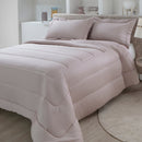 Colcha Super King Kacyumara Confort Montez 300 Fios Rose Parisi com 2 Portas Travesseiro 3,20m x 2,70m