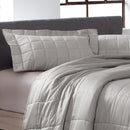 Colcha Satinee Square Casal Cor Bege 100% Algodão