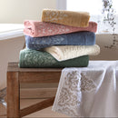 Toalha Banho Dahlia Corttex 70cm X 1,40m Jacquard Alta Absorção Algodão