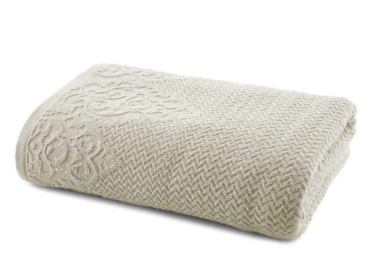 Toalha Banho Dahlia Corttex 70cm X 1,40m Jacquard Alta Absorção Algodão