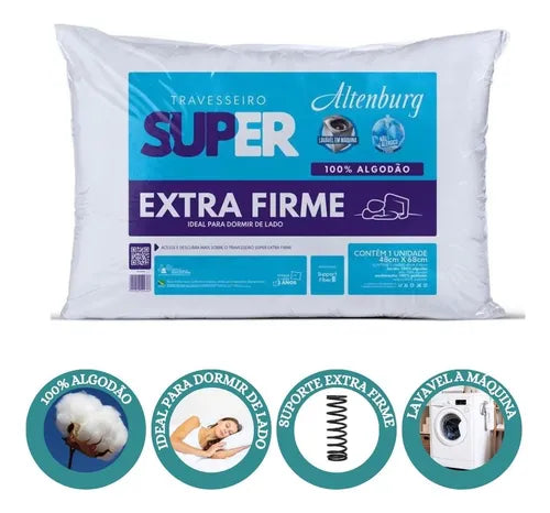 Travesseiro Super Extra Firme Altenburg 50cm x 70cm
