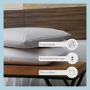 Par de Capa Protetora para Travesseiro Impermeável 50cm x 70cm