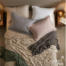 Par de Porta Travesseiros Kacyumara Toque de Pétalas 50cm x 70cm