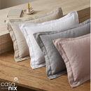 Par de Porta Travesseiros Kacyumara Toque de Pétalas 50cm x 70cm