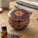 Vela aromática Kailash Lata Mandala Essence 100g