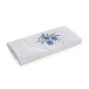 Toalha de Lavabo Trussardi Fiore 100% Linho Branco 30x50cm