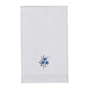Toalha de Lavabo Trussardi Fiore 100% Linho Branco 30x50cm